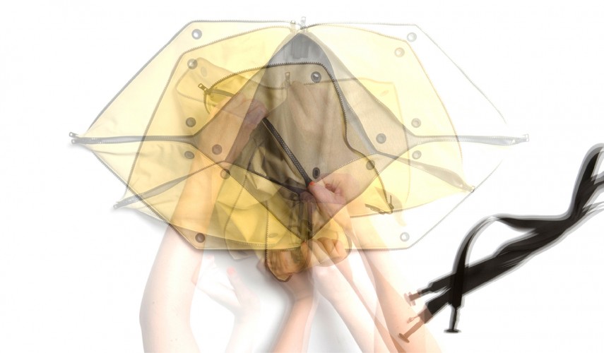 steffi b&uuml;hlmaier steffibuehlmaier - falter - bag design - flatlay of a yellow bag