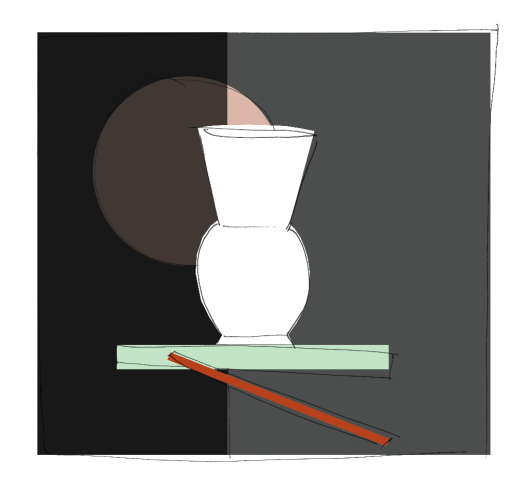 steffi b&uuml;hlmaier steffibuehlmaier - kpm porzellan - vase design drawing - loreen hinz