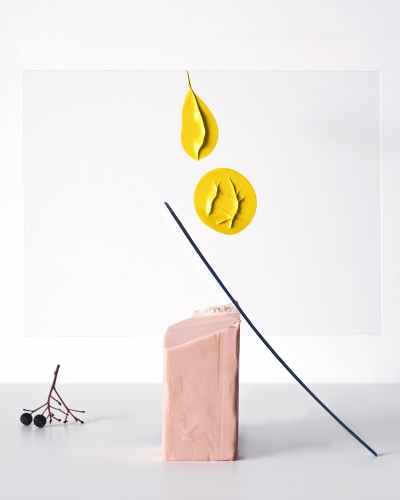 steffi b&uuml;hlmaier steffibuehlmaier - minimal maximal - sculptural art - yellow paint - paul kusserow